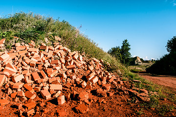 Image showing Red bricks