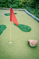 Image showing Minigolf cource