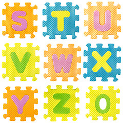 Image showing Alphabet puzzle 