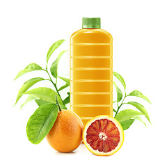 Image showing Red Orange juice 