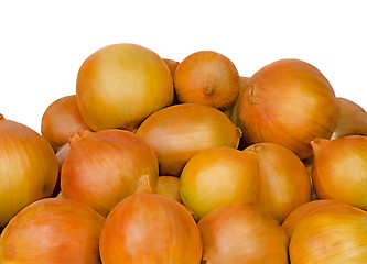 Image showing Large onions onions on a white background.