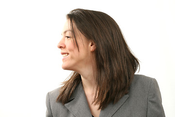 Image showing Happy business woman