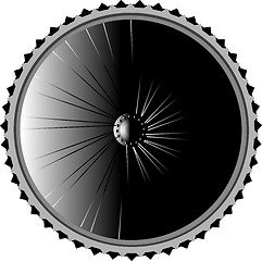 Image showing Bicycle wheel