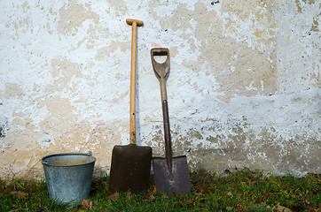 Image showing Old-fashioned Tools