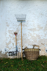 Image showing Old Garden Tools