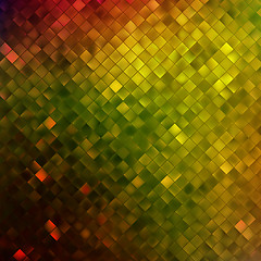 Image showing Yellow glitters on a soft blurred. EPS 10