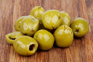 Image showing Green Olives