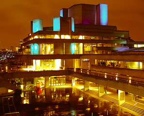 Image showing Retro looking National Theatre London