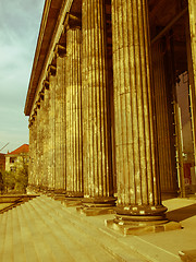 Image showing Retro looking Altesmuseum Berlin