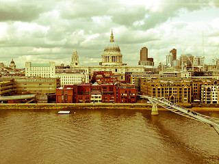 Image showing Retro looking Saint Paul, UK