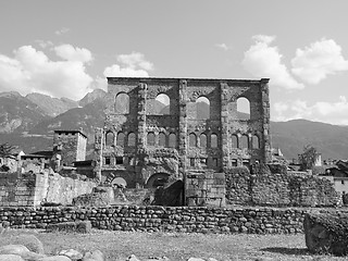 Image showing Roman Theatre Aosta