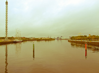 Image showing Retro look River Clyde