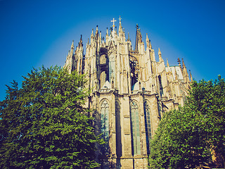 Image showing Retro look Koeln Dom