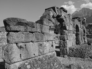 Image showing Roman Theatre Aosta