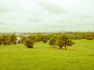 Image showing Retro looking Primrose Hill London