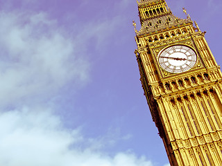 Image showing Retro looking Big Ben