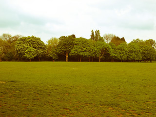 Image showing Retro looking Urban Park