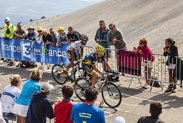 Image showing Climbing Mont Ventoux