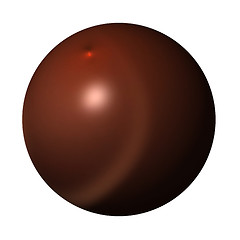 Image showing Abstract Brown Globe