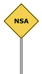 Image showing Warning Sign NSA