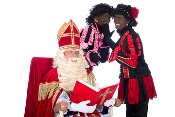 Image showing Sinterklaas and Zwarte Piet