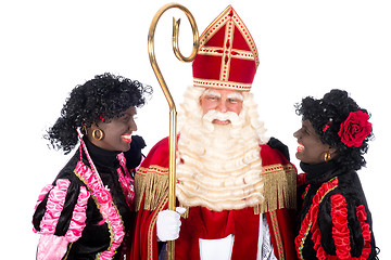 Image showing Sinterklaas with Zwarte Piet