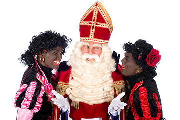 Image showing Sinterklaas with Zwarte Piet