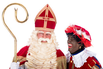 Image showing Sinterklaas with Zwarte Piet