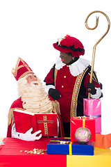 Image showing Sinterklaas and Zwarte Piet