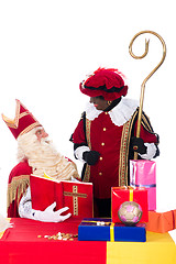 Image showing Sinterklaas and Zwarte Piet