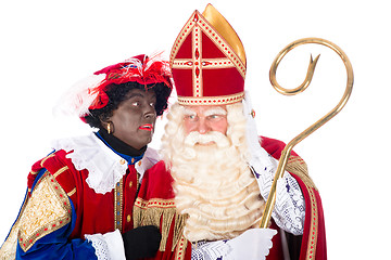 Image showing Sinterklaas with Zwarte Piet