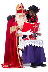 Image showing Sinterklaas and Zwarte Piet