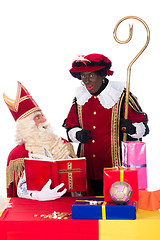 Image showing Sinterklaas and Zwarte Piet