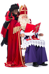 Image showing Sinterklaas and Zwarte Piet