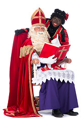 Image showing Sinterklaas and Zwarte Piet