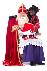 Image showing Sinterklaas and Zwarte Piet