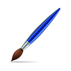 Image showing paint brush on white background