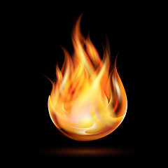 Image showing Symbol of fire