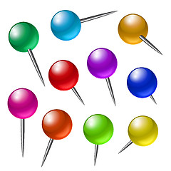 Image showing Push pins