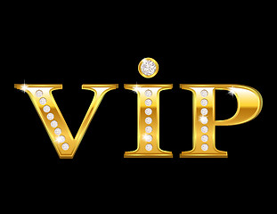 Image showing Vip golden card