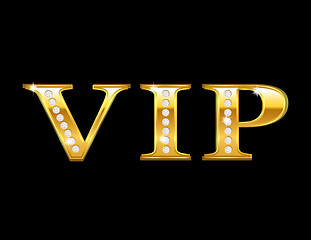 Image showing Vip golden card