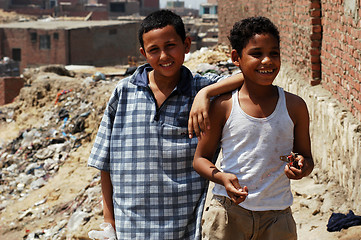 Image showing Slums in Cairo - Manshiet Nasr