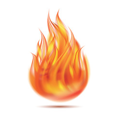 Image showing Symbol of fire