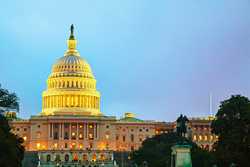 Image showing United States Capitol building in Washington, DC