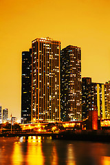 Image showing Chicago downtown cityscape