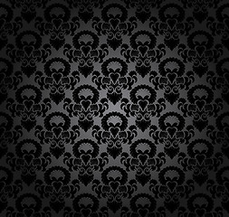 Image showing Damask seamless pattern