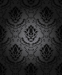 Image showing Damask seamless pattern