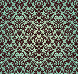 Image showing Damask seamless pattern