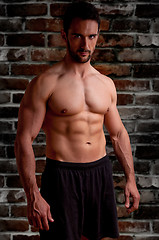 Image showing Male Model Looking Mean