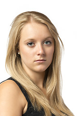Image showing Portrait sad girl